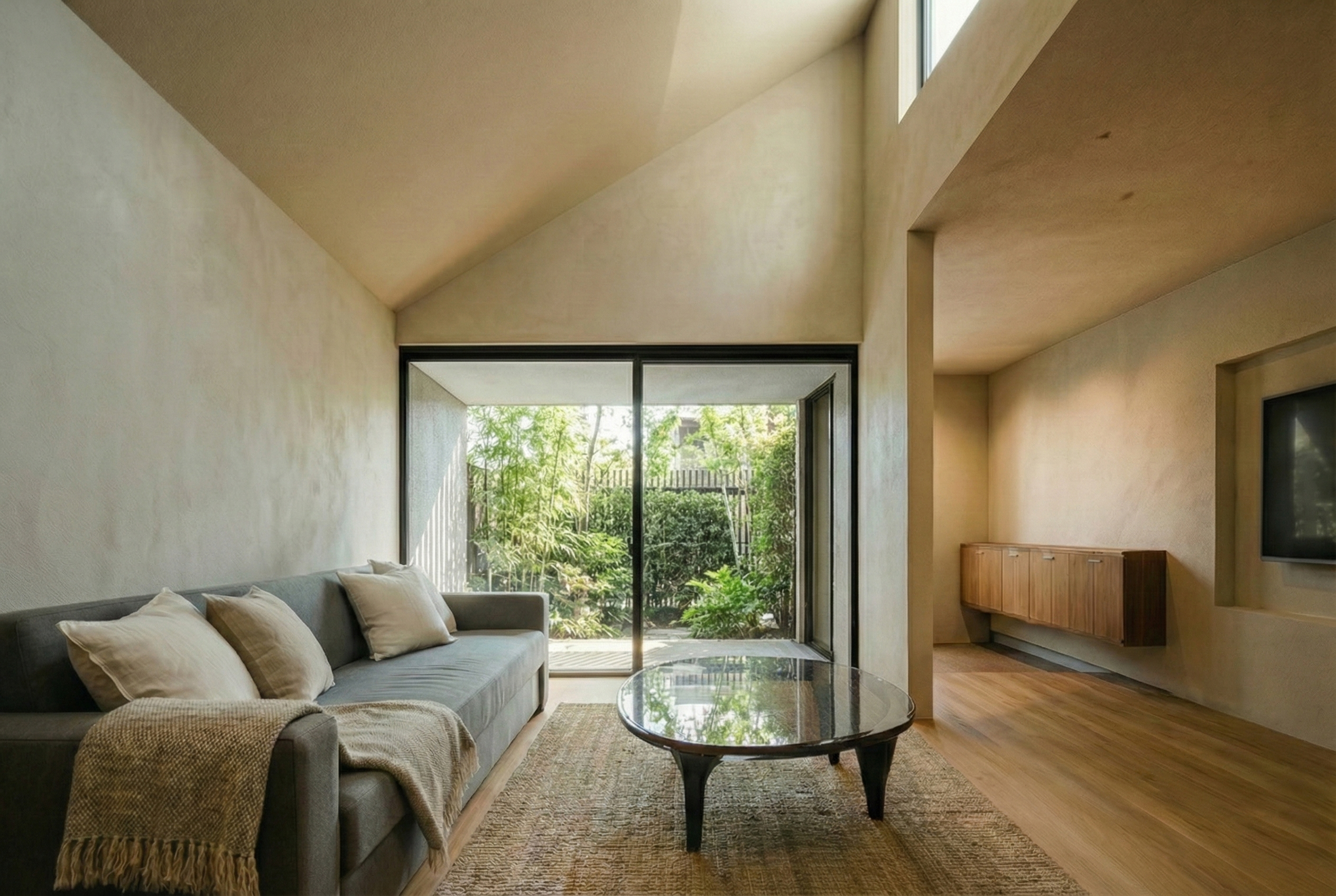 西向きの土地の解決事例パース